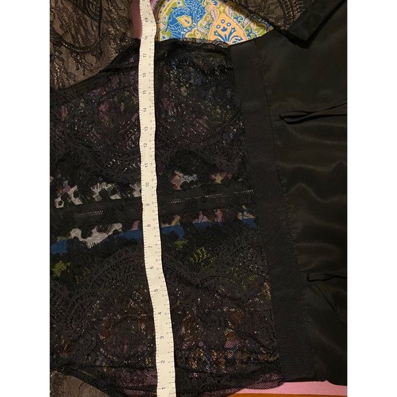 Self Portrait Lace Applique Mini Dress - Picture 11 of 12